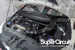 SUPERCIRCUIT Front Strut Bar/ Front Tower Brace Bar made for Honda Civic FK2R