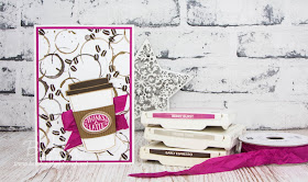 Coffee Break Suite Thank You Card.  Buy everything you need to make this card here