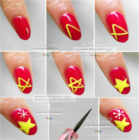 Cute Red Winter nail art, winter nails, snowman nail art, red check pattern nail art