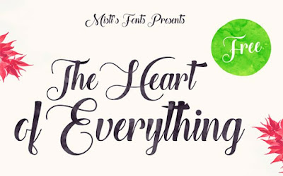 The Heart of Everything Beautiful Script Font