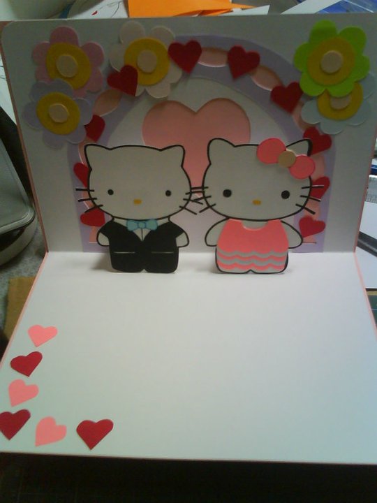 Hello Kitty wedding card RM 10