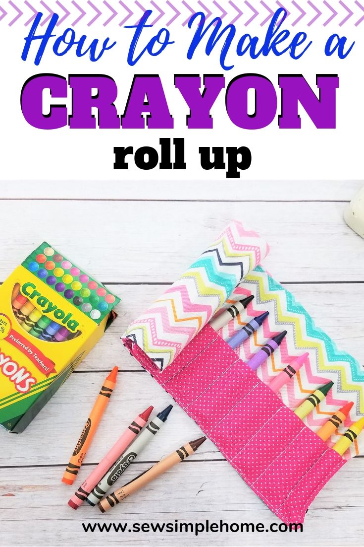 DIY Crayon Roll  Make Your Own Crayon Holder