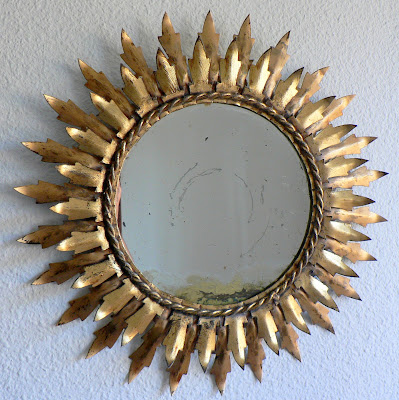 ESPEJO SOL DORADO AÑOS 50