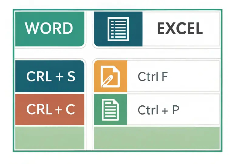  Χρήσιμες συντομεύσεις για  τα microsoft word και excel