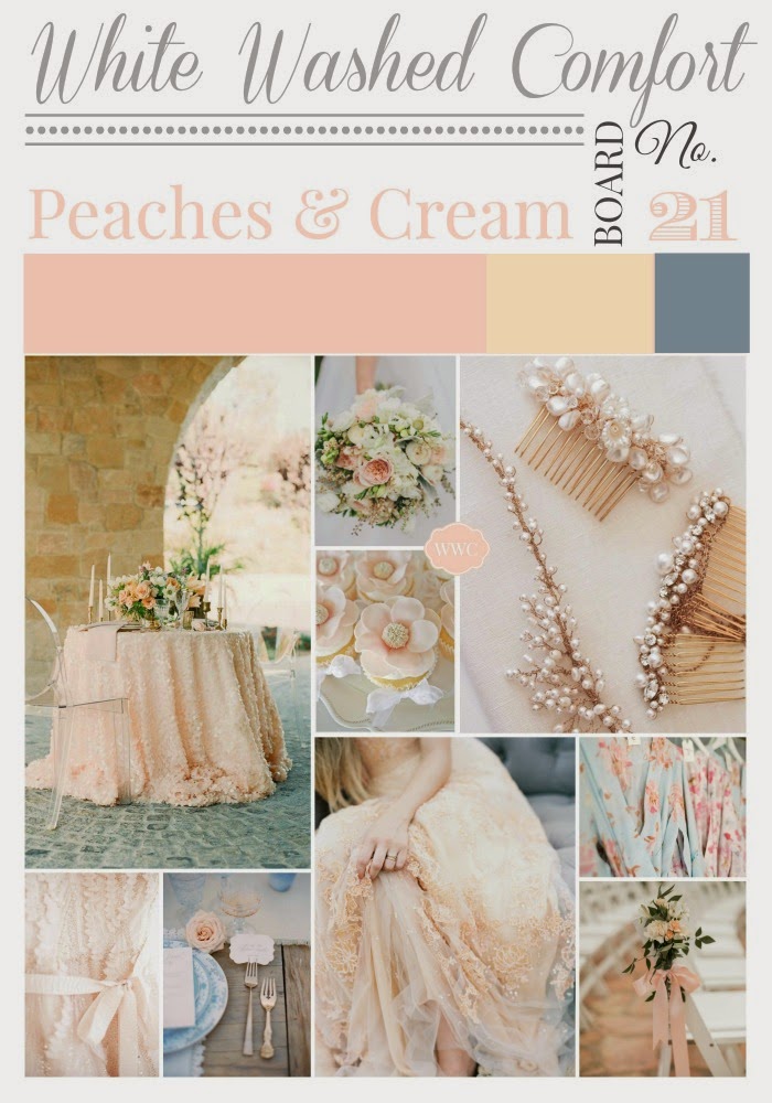 Peaches and Cream Inspiration Board