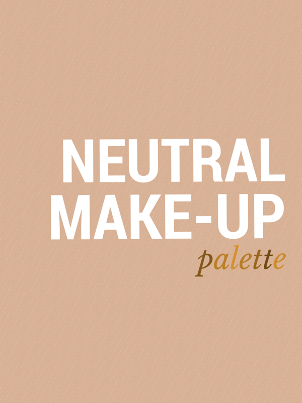 neutral make up palette beauty products