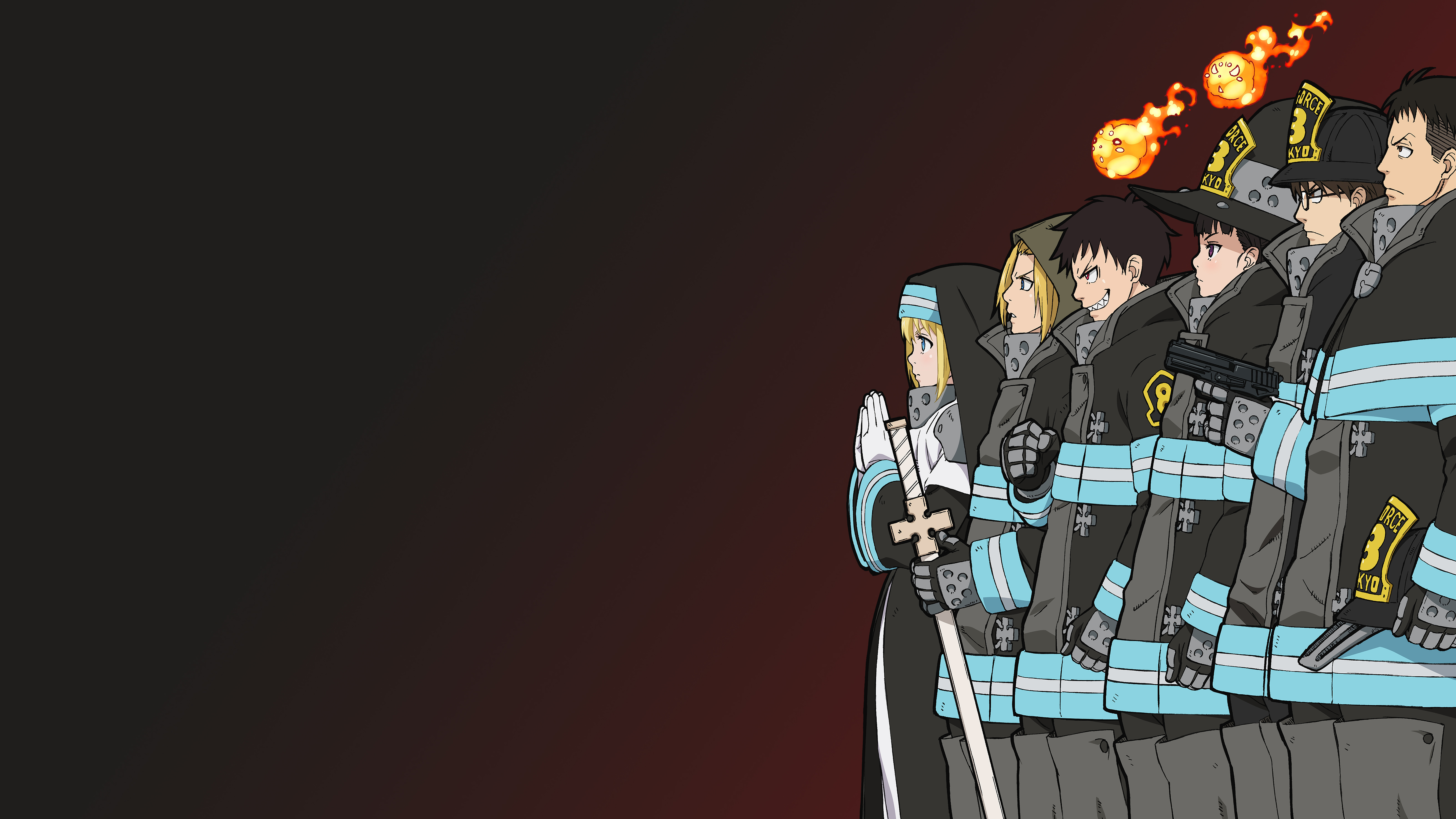 Fire Force, Special Fire Force Company 8, Characters, 8K