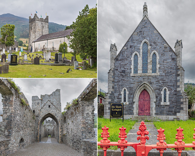 Heritage centre, priory and the church at Carlingford