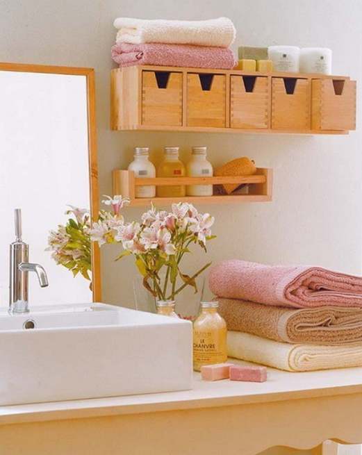 LOVELY DIY BATHROOM STORAGE IDEAS