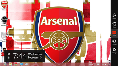 2013 Arsenal Fc Theme Support In Windows 8