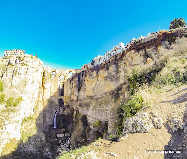 Trilha do Desfiladeiro do Tajo em Ronda na Andaluzia