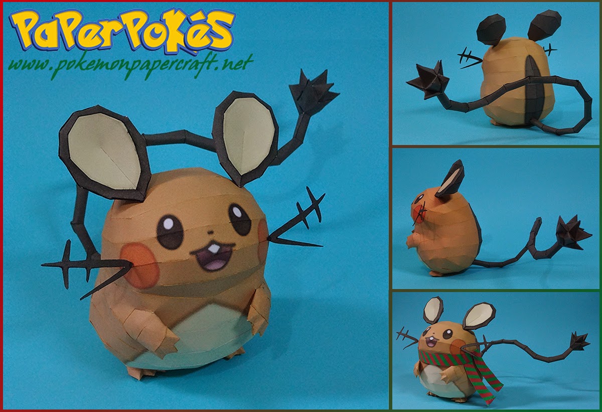 Pokemon Dedenne Papercraft