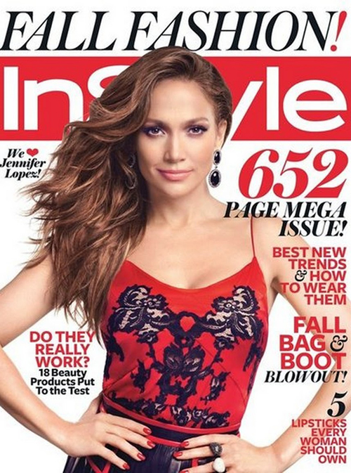 Jennifer Lopez Covers US InStyle September 2012