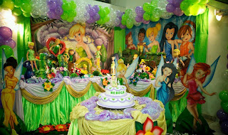 Decoracion Tinkerbell para Fiestas Infantiles, parte 1