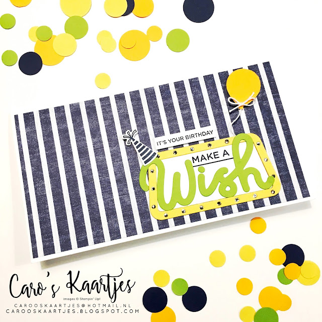 Stampin' Up! hobbymaterialen zijn verkrijgbaar via Caro's Kaartjes. Voor meer informatie mail naar carooskaartjes@hotmail.nl of kijk op https://carooskaartjes.blogspot.com/