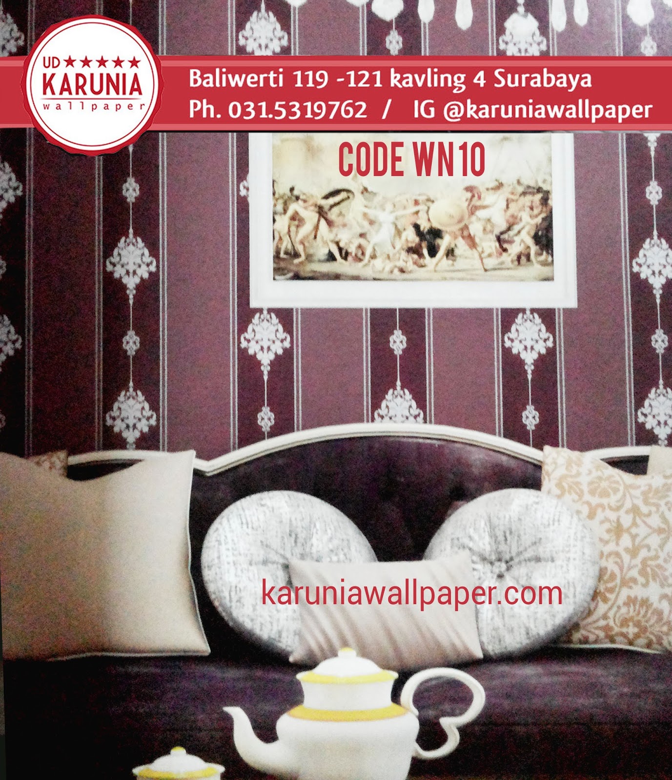 jual wallpaper dinding di surabaya karuniawallpaper