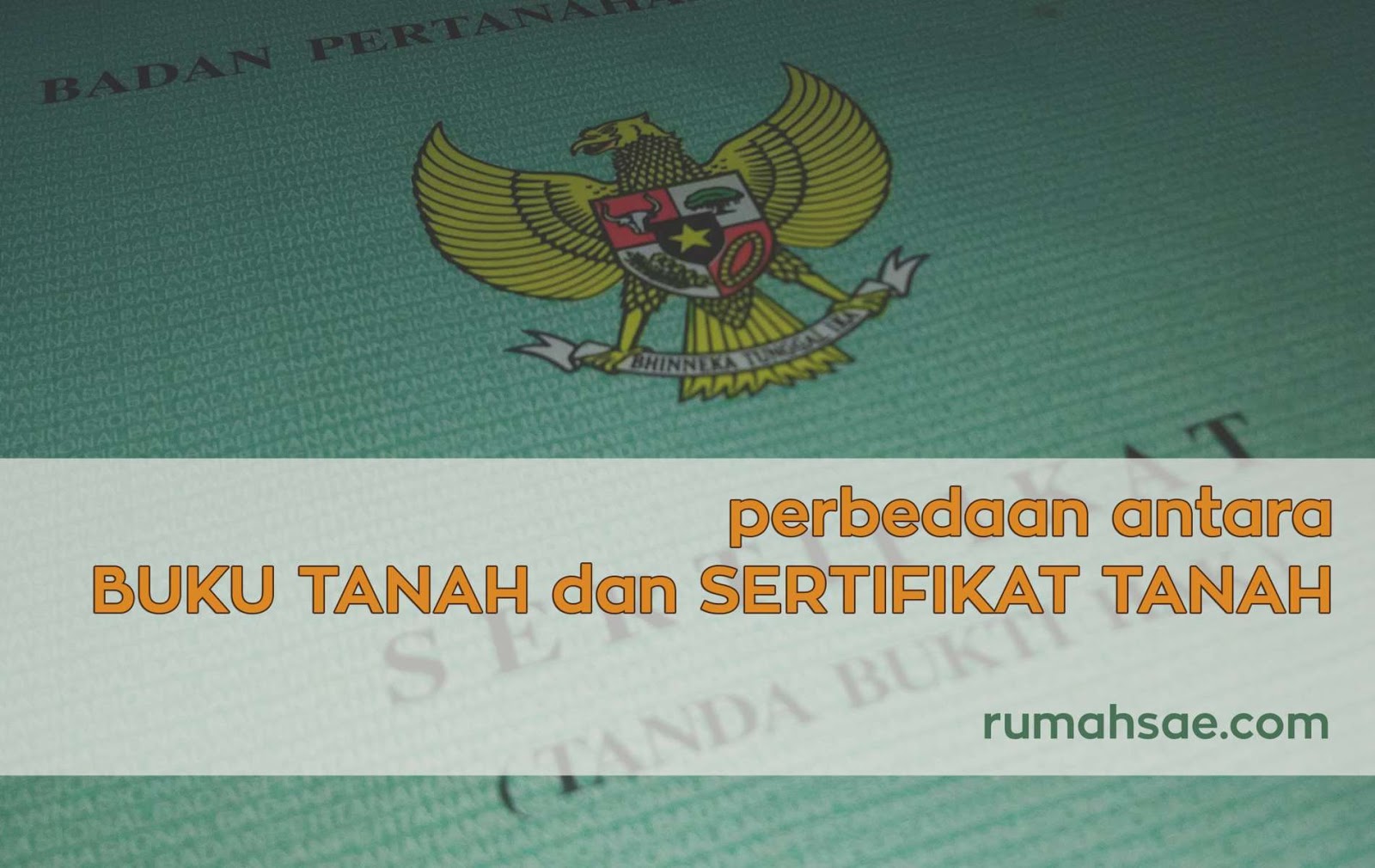 Perbedaan Antara Buku Tanah dan Sertifikat Tanah