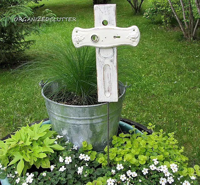 Repurposed Level & Knob Plate Shabby Chic Crosses for Easter & Memorial Day