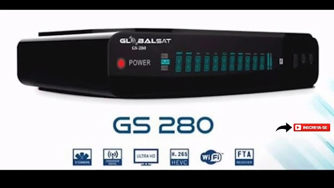 GLOBALSAT GS280 NOVA ATUALIZAÇÀO V142 - 22/05/2020