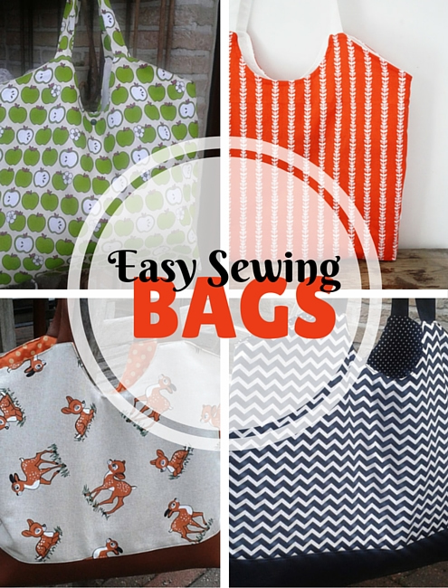 Easy gift sewing project: a market bag | Happy in Red