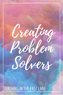 Five ideas for helping your elementary students to become problem solvers. #3 is my favorite!