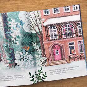 Winterbuch für Kinder: "Schneefunkelwunder" von Tanya Stewner, illustriert von Mila Marquis, erschienen im Fischer KJB Verlag, Rezension auf Kinderbuchblog Familienbücherei