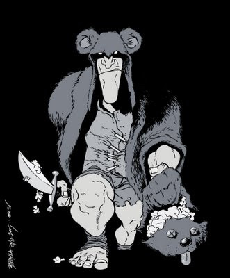 Teddy Bear Slayer t-shirt by Marcelo Braga on sale here.