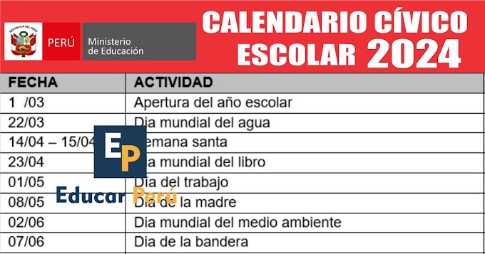 Calendario Cívico 2024