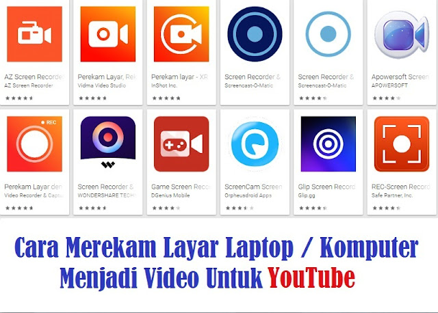 Cara Merekam Layar Laptop Komputer Menjadi Video Untuk Youtube