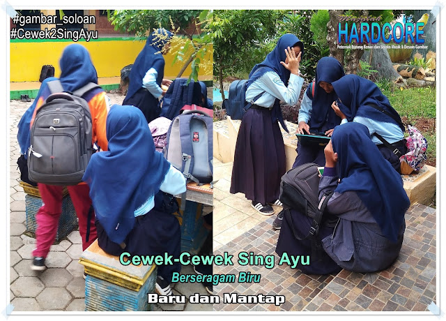 Gambar Siswa-Siswi SMA Negeri 1 Ngrambe (Cover Biru) - Buku Album Gambar Soloan edisi 5