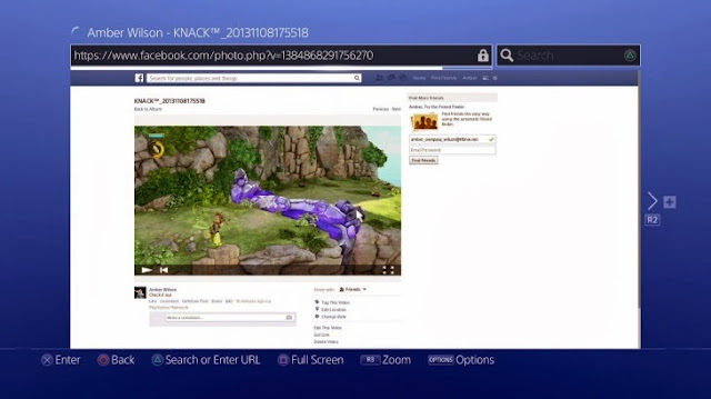 Sony's Playstation 4 Facebook Integration Looks Like
