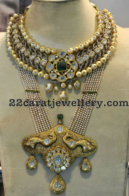 Victorian Style Necklace and Long Set