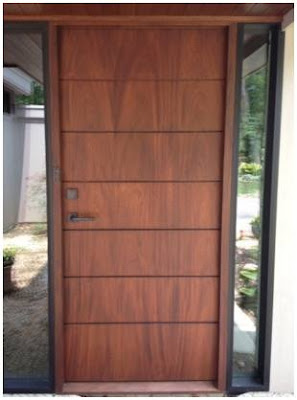 model pintu kayu jati minimalis terbaru