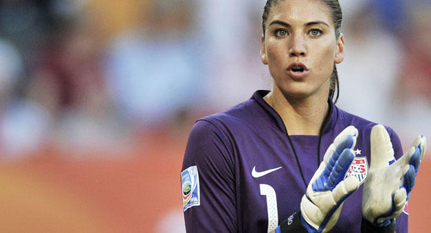 Yall cats KNOW Hope Solo is the fairest of them ALL MMMM