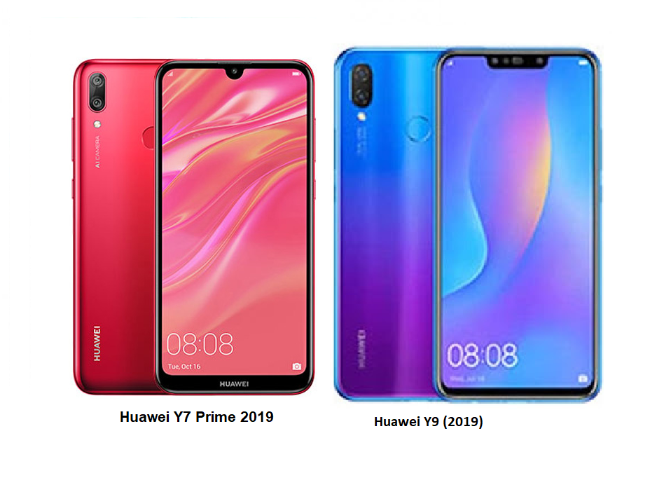 Huawei Y7 Prime 2019 Vs Huawei Y9 (2019) Specs Comparisons