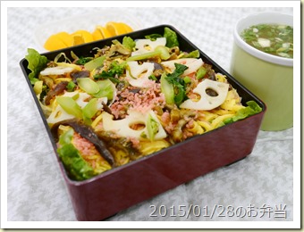 あなごちらし寿司弁当(2015/01/28)