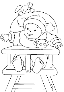 baby coloring pages, kids coloring pages