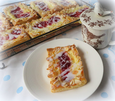 Strawberry Almond Cream Cheese Danish