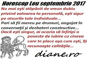 Horoscop septembrie 2017 Leu 