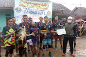 Tim Bola Volly Desa Cidugaleun Sabet Juara Satu Vargas Cup