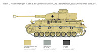 Italeri 1/35 Pz. Kpfw. IV Ausf. H (6578) Colour Guide & Paint Conversion Chart