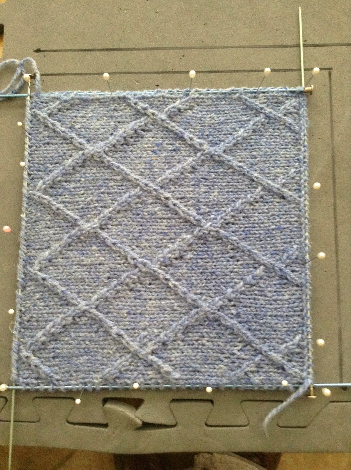 The Country Wife: Knitting Today: The Blocking Board Project
