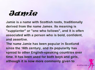 meaning of the name "Jamie"