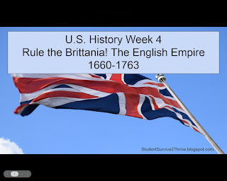 U.S. History Week 4 Rule the Brittania! The English Empire 1660-1763