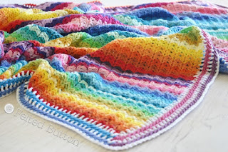 Illuminations Blanket Free Crochet Pattern by Felted Button