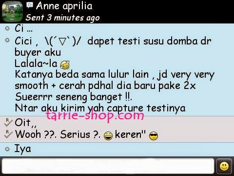 Testimoni Paket Susu Domba