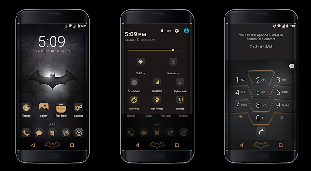 S7 Edge Batman edition Theme for Cyanogenmod 12/13 