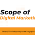 Scope of Digital Marketing