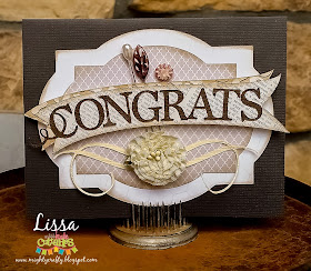 Congrats Card for Miss Kate Cuttables by Lissa Mitchell