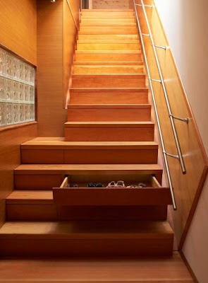 Escalera de madera